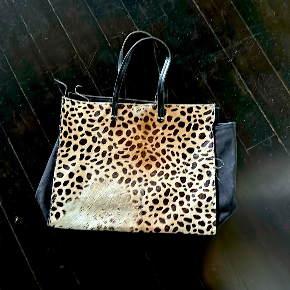 Clare V Simple Tote Leopard